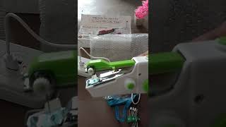 New Mini Portable Sewing Machine Unboxing Unboxing SewingMachine [upl. by Darius592]