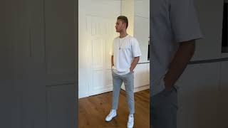 HOW TO STYLE MENS GREY TROUSER OR CHINOSShortsootd [upl. by Hersh]