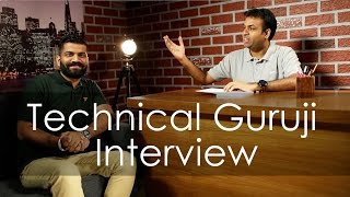 Interview with Technical Guruji aka Gaurav [upl. by Einnoj]