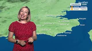 Philippa Drew  ITV Meridian Weather 29Aug2024 [upl. by Nitz492]