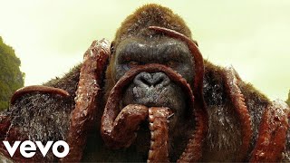 LMFAO  Party Rock Anthem Remix  KONG vs GIANT SQUID Fight Scene [upl. by Tiernan]