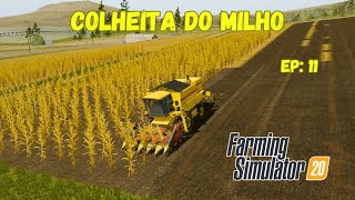 RENDEU muito colheita do milho 🌽 ep 11 farming simulator 20 [upl. by Ingles]