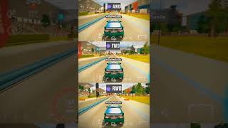 AWD vs FWD Vs RWD 1695 No Tune  Car Parking Multiplayer [upl. by Atsuj]