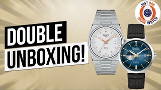 Double Unboxing Stunning Bulova Aerojet  The Best Tissot PRX [upl. by Ollie]