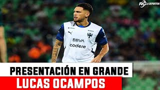 LUCAS OCAMPOS BRILLÓ EN SU PRESENTACIÓN CON RAYADOS [upl. by Traweek]