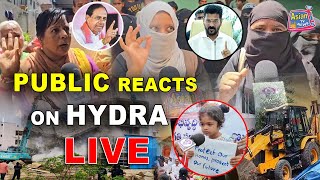 Old City Hydra Victims Agresive Comments  Musi River  Revanth Reddy  KCR  Asian Tv News [upl. by Eylrahc]