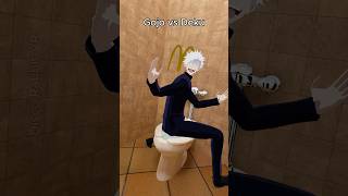 Gojo vs Deku Hollow Brown mha jjk gojo gojosatoru deku mcdonalds anime hollowbrown vrchat [upl. by Eicak]