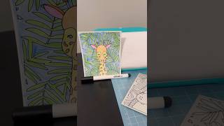 Make coloring pages with the Cricut Joy cricutjoy cricutcrafting coloringpages [upl. by Ynaffat830]