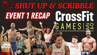 2024 CROSSFIT GAMES IE1 RECAP  SHUT UP AND SCRIBBLE [upl. by Ahtnams]