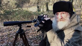 Berlebach Mini and Report wooden tripod for Bird and wildlife watching in the outdoors [upl. by Ybba]