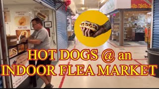 HOT DOGS AT AN INDOOR FLEA MARKET What could go wrong🤣 [upl. by Airogerg]