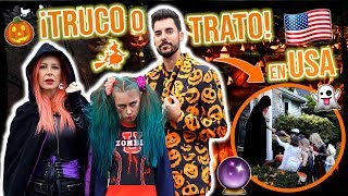 ¡PASAMOS la NOCHE de HALLOWEEN en SALEM 🧙‍♀️HACEMOS TRUCO o TRATO en USA 🇺🇸Familia Carameluchi [upl. by Alber418]