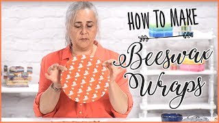 Beeswax Wraps How To Make Reusable Beeswax Wraps [upl. by Annauqal]