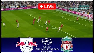 RB Leipzig vs Liverpool  UEFA Champions League 2425  Full Match  PES Game Simulation [upl. by Fontes]