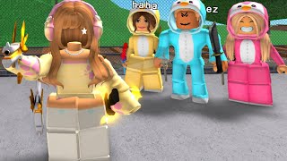 DESTROYING The BIGGEST TEAM in Roblox Murder Mystery 2 [upl. by Liemaj]