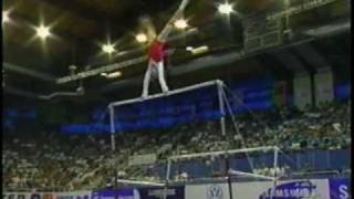 Yvonne Tousek  1997 Worlds AA Uneven Bars [upl. by Ahsian]