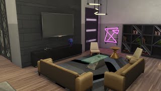 The Sims 4  LOFT MODERNO  Loft Apartment Studio  SPEED BUILD [upl. by Adnylam]