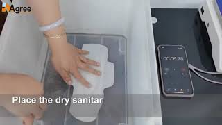 How do you test a sanitary pad absorbency [upl. by Nednil]