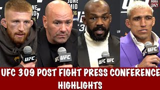 UFC 309 Post Fight Press Conference Highlights [upl. by Barnet929]