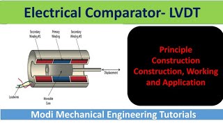 electrical comparator  lvdt construction and working  How to use LVDT  Metrology [upl. by Hurless]