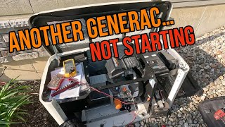 Generac Home Generator Wont Start Over Crank 1502 Code [upl. by Harshman]