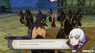 Fire Emblem Three Houses  Balthus Vs Lysithea Unique Dialogue [upl. by Barbabra]