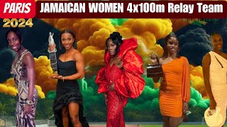 Paris 2024 Jamaican Womens 4x100m Relay Team [upl. by Artcele]