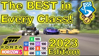 The BEST Car In Each Class For Road Racing In Forza Horizon 5  2023 Edition [upl. by Vaasta173]