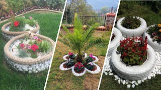 25 Flower Bed Ideas Made From Cheap Materials [upl. by Lotsyrc39]