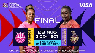 LIVE  Final  Barbados Royals vs Trinbago Knight Riders  WCPL 2024 [upl. by Eltrym]