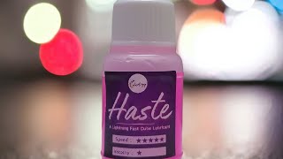 Dnm37 Alternative  Haste Lube Review  Water based lube for speedcubing  The Cubeology [upl. by Auqinimod]