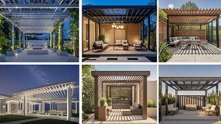 Moder patio pergola design ideas [upl. by Nylimaj]