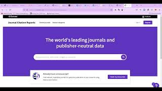 Journal Citation Tracking and impact factor via Web of Science [upl. by Fraze]