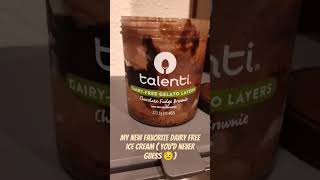 Talenti GelatoChocolate Fudge Brownie DairyFree Delicious dairyfree talenti icecream gelato [upl. by Rosemary]