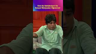 Dini De Sekülerizmi De Sosyal Medyadan Öğrenme 👏👏 Shorts bkm komedi güldürgüldürshow [upl. by Ettenel]