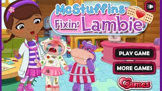 Doc McStuffins Games Online  Doc McStuffins Fixing Lambie Game [upl. by Akeyla912]