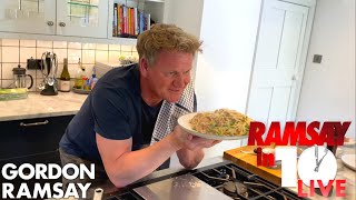 Gordon Ramsay Cooks Carbonara in Under 10 Minutes  Ramsay in 10 [upl. by Dusty]