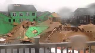 North Carolina condo building collapses during storm [upl. by Anaidiriv244]