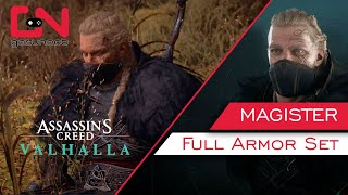 AC Valhalla Magister Armor Set  Full Raven Clan Armor Locations amp Showcase [upl. by Demmy]