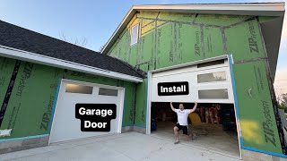 Clopay garage door install [upl. by Horodko]