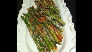 OVEN ROASTED PARMESAN CRUMBED ASPARAGUS RECIPE theitaliancookingclasscom [upl. by Whitaker]