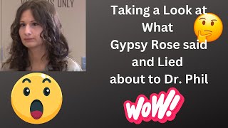 Gypsy Rose Blanchard We are Talking About What She Told and Lied About To Dr Phil [upl. by Lorianna]