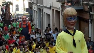 Cercavila GEGANTS Mataro Les Santes 2018 HD [upl. by Anitniuq]