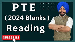 PTE Reading how to improve reading blanks in 2024 best strategies  Gurwinder sir [upl. by Wrigley]