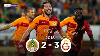 A Alanyaspor 2  3 Galatasaray  Maç Özeti  201718 [upl. by Nordek]