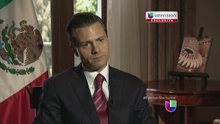 Enrique Peña Nieto habla sobre la posible extradición del Chapo  Noticiero Univisión [upl. by Annavas208]