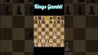 KINGS GAMBIT DECLINEDTrapChessTraps KingsGambit ChessOpenings ChessTactics AggressiveChess [upl. by Notsag]