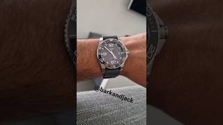 Longines Hydroconquest 41mm with grey ribbed nylon [upl. by Lyj594]