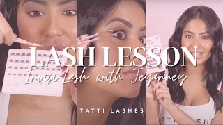 How To Apply Individual Lashes with Jeyanney  TATTI LASHES [upl. by Ettennat]