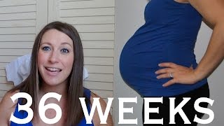 36 Weeks Pregnant with Baby 3  Day of Contractions Baby Dropping mrsH617 [upl. by Cirderf798]